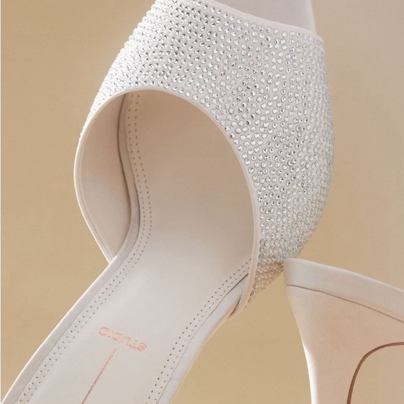 Tony Bianco Elegant Bride Bridal Women’s White Stiletto Heels Size 8 - Picture 3 of 3